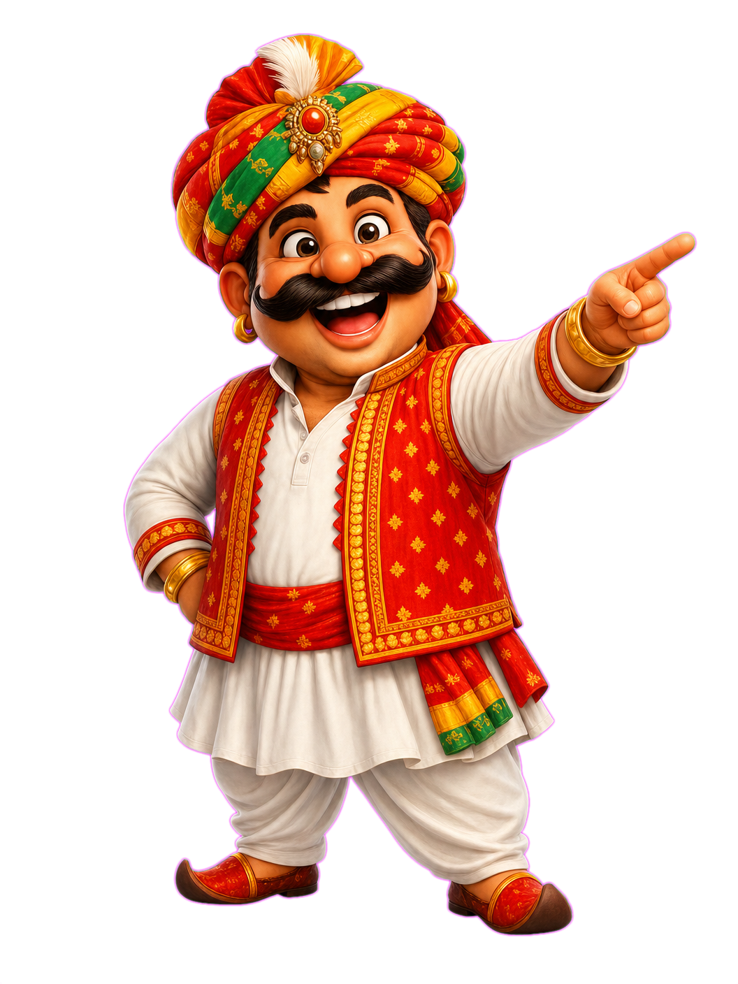 Mascot Pointing